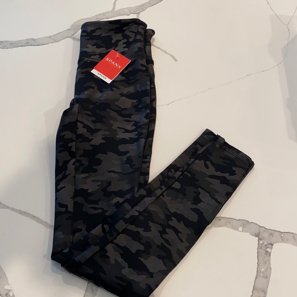 Brand New Spanx Faux Camo Leggings